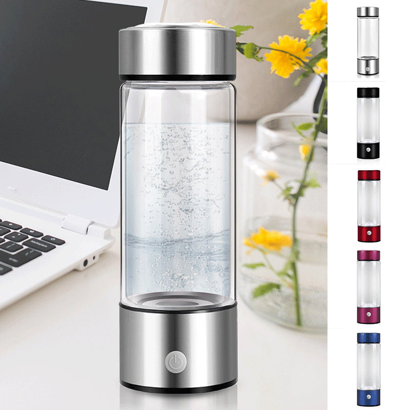 Hydrogen Water Bottle – Electric Hydrogen-Rich Water Generator with Rechargeable Portable Design