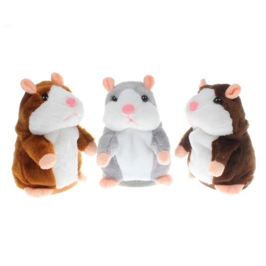 15CM Little Talking Hamster Toy – Interactive Plush Repeater for Kids