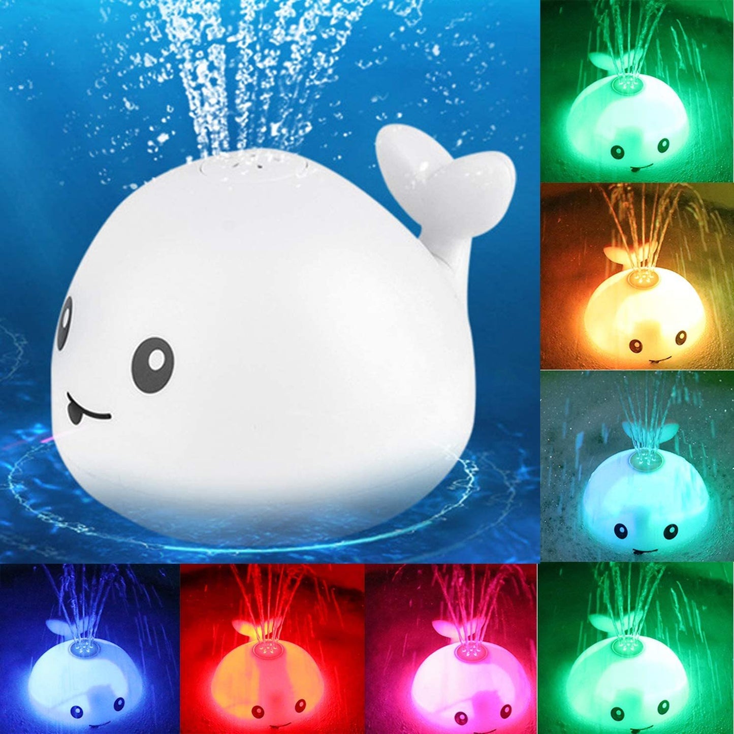 Electric Induction Whale Spray Bath Toy – Fun Baby Bath Time Companion