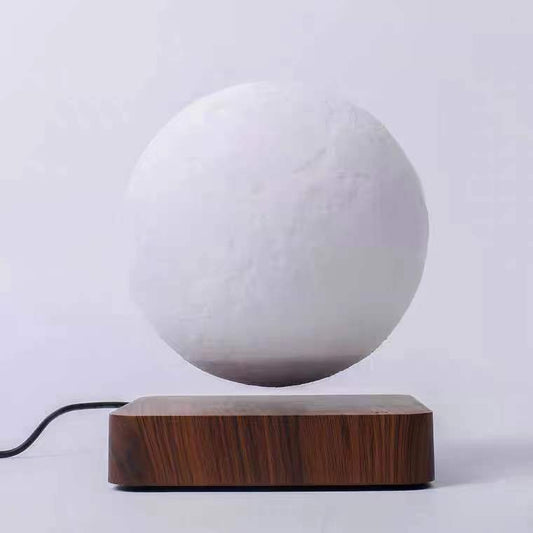 Magnetic Levitation Table Lamp – 3D Printed Moon Light with Floating Planet Design