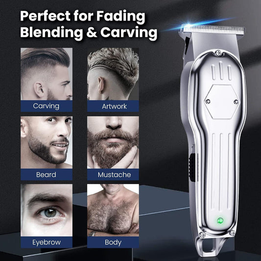 Professional Hair Clippers Cordless Trimmer Beard Cutting Machine