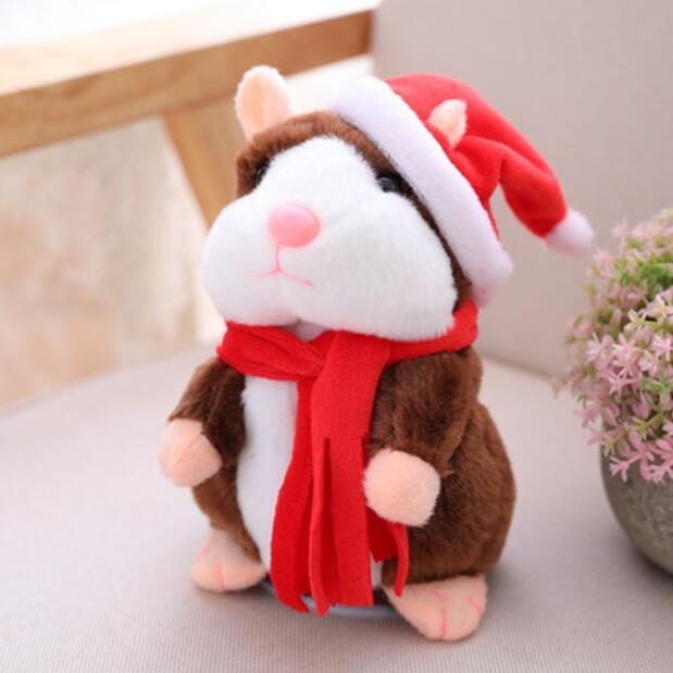 15CM Little Talking Hamster Toy – Interactive Plush Repeater for Kids