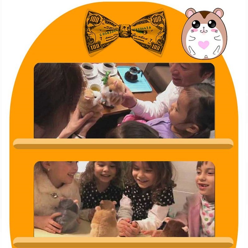 15CM Little Talking Hamster Toy – Interactive Plush Repeater for Kids