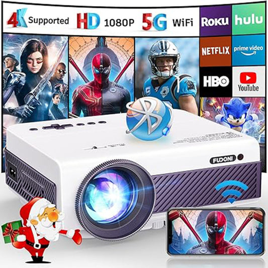 Projector with WiFi and Bluetooth – Premium Home Entertainment Device