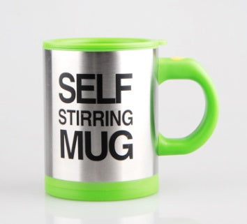 Automatic Stirring Mug - Stainless Steel Electric Rotating Coffee Cup