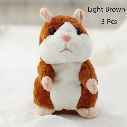 15CM Little Talking Hamster Toy – Interactive Plush Repeater for Kids