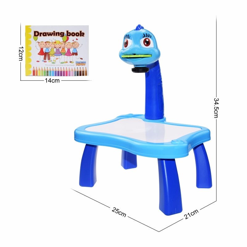 Children Led Projector Art Drawing Table