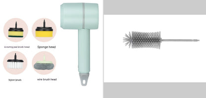 Elektrikli Temizleme Fırçası – Mutfak, Küvet ve Fayans Temizliği için USB Şarj Edilebilir Kablosuz Fırça