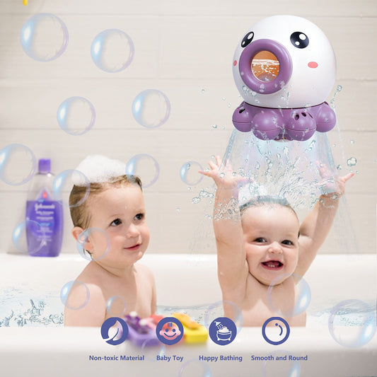 Octopus Fountain Bath Toy - Rotating Water Sprinkler & Shower Fun for Kids