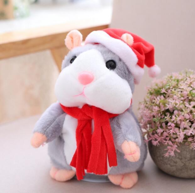 15CM Little Talking Hamster Toy – Interactive Plush Repeater for Kids