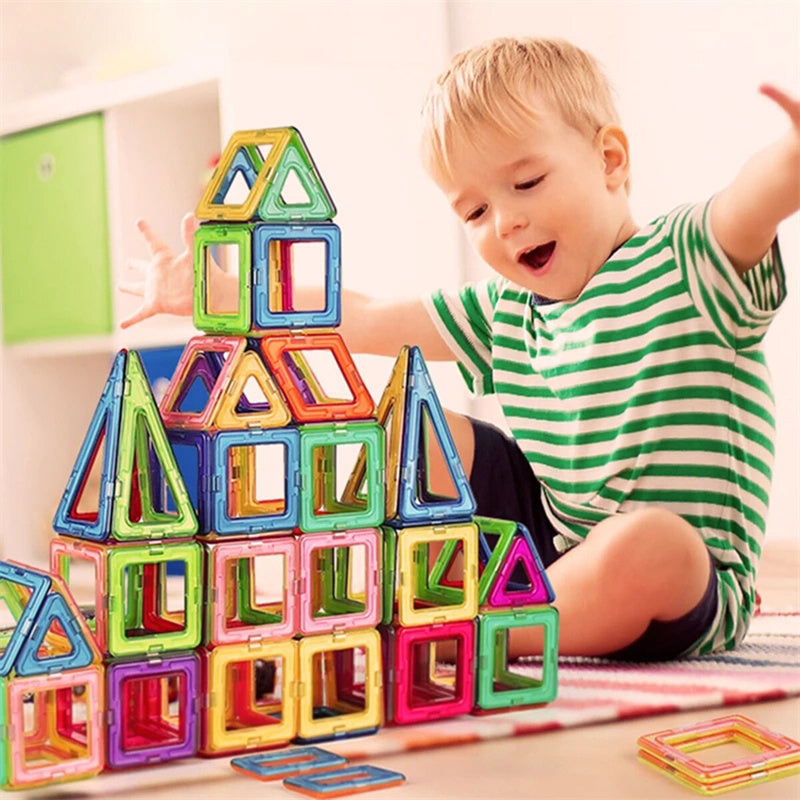 Magnetic Building Blocks  Designer Construction, Set For Children Toys