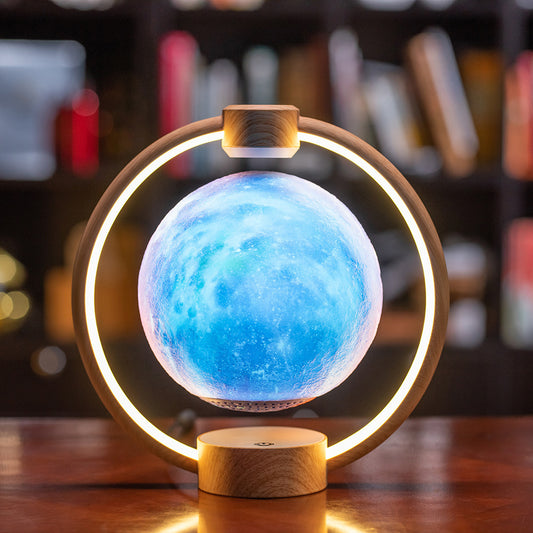 3D Moon Light with Bluetooth Stereo – Color-Changing Lamp with Surround Sound and Stunning Glare Effect