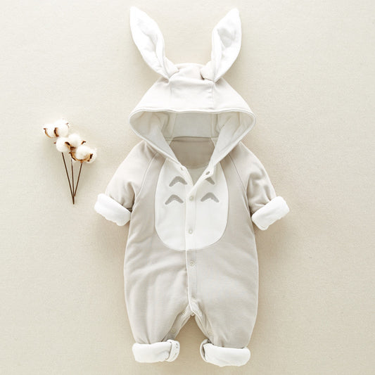 Cute Bunny Baby Romper – Soft Cotton One-Piece Outfit for Infants