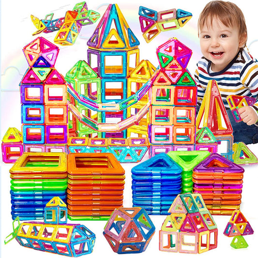 Magnetic Building Blocks  Designer Construction, Set For Children Toys