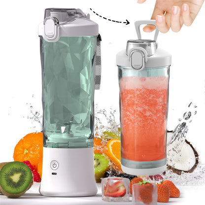 Taşınabilir Blender Meyve Sıkacağı – Milkshake ve Smoothieler için 6 Bıçaklı Blender