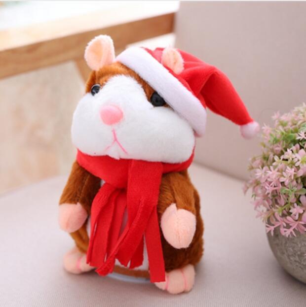 15CM Little Talking Hamster Toy – Interactive Plush Repeater for Kids