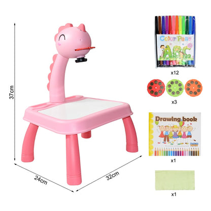 Children Led Projector Art Drawing Table