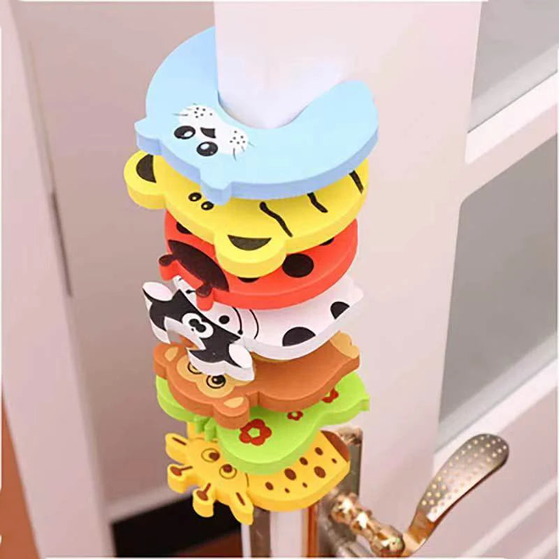 Baby Safety Door Stopper - Cute Animal Finger Protector for Newborns