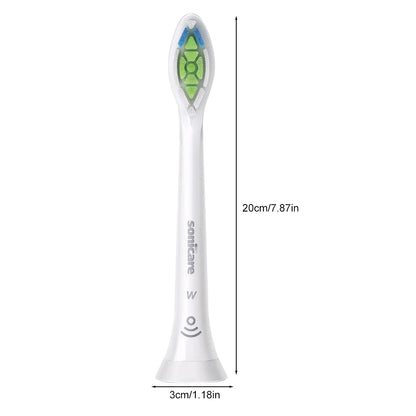 Philips HX6064 Sonicare W2 4 ADET Yedek Diş Fırçası Başlığı için