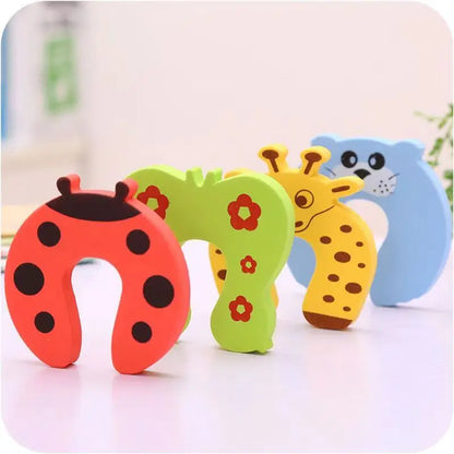 Baby Safety Door Stopper - Cute Animal Finger Protector for Newborns