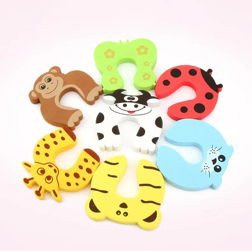 Baby Safety Door Stopper - Cute Animal Finger Protector for Newborns