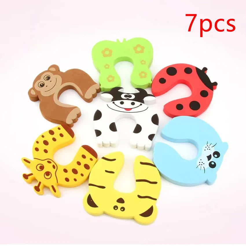 Baby Safety Door Stopper - Cute Animal Finger Protector for Newborns