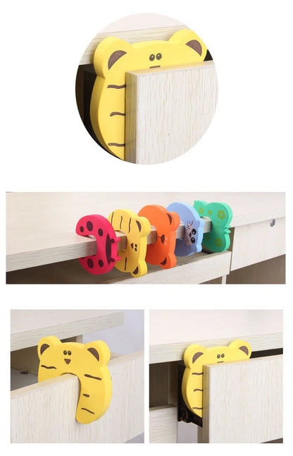 Baby Safety Door Stopper - Cute Animal Finger Protector for Newborns