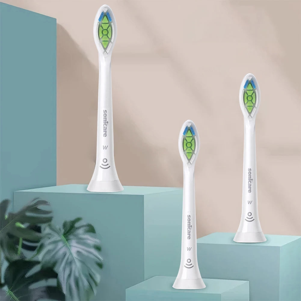 Philips HX6064 Sonicare W2 4 ADET Yedek Diş Fırçası Başlığı için