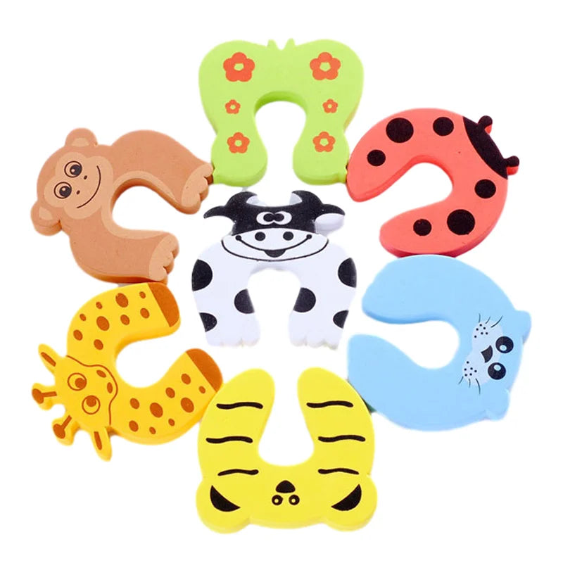 Baby Safety Door Stopper - Cute Animal Finger Protector for Newborns