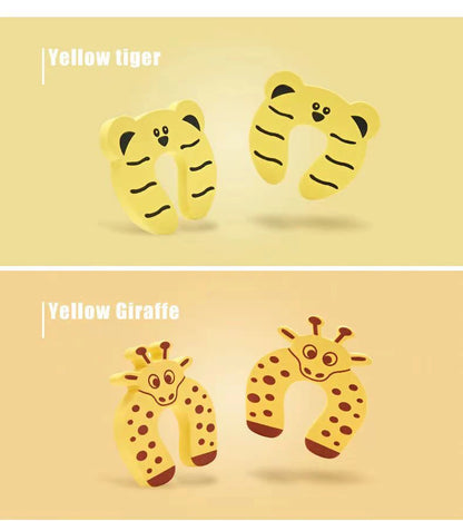 Baby Safety Door Stopper - Cute Animal Finger Protector for Newborns