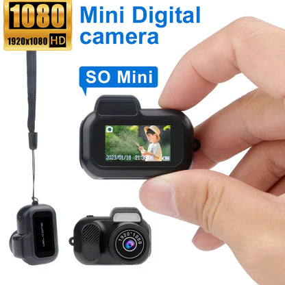 Ekranlı Retro Mini Kamera – İç ve Dış Mekan Kullanımı İçin 1080p HD Taşınabilir Kamera, Kompakt Video Kaydedici