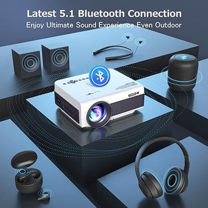 WiFi ve Bluetooth özellikli projektör – Premium Ev Eğlence Cihazı