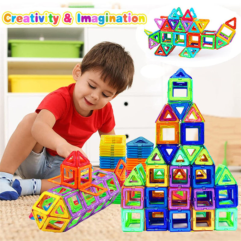 Magnetic Building Blocks  Designer Construction, Set For Children Toys