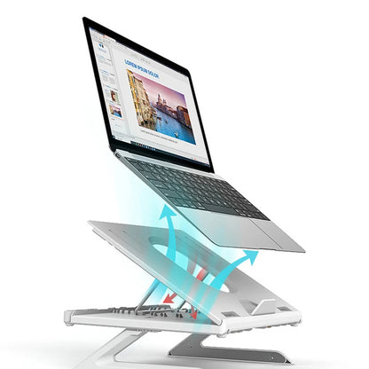 New Multifunctional Folding Laptop Stand – Portable Aluminum Alloy Monitor Riser